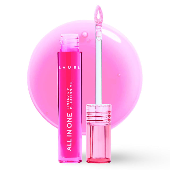 LAMEL All in One Lip Tinted Plumping Oil №404 Berry Ice 3ml