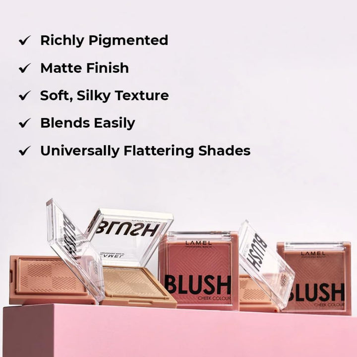 LAMEL Blush Cheek Colour №405 Pink Blossom 3.8gm