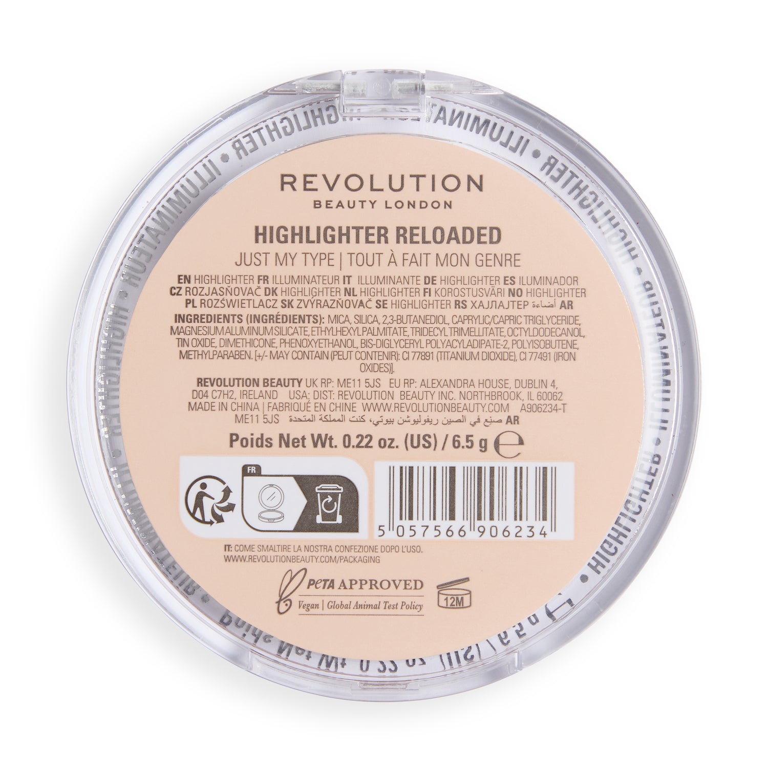 Makeup Revolution Reloaded Highlighter Just My Type