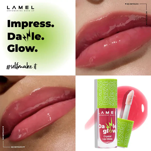 LAMEL Dazzle Glow Lip Gloss 410 Allure