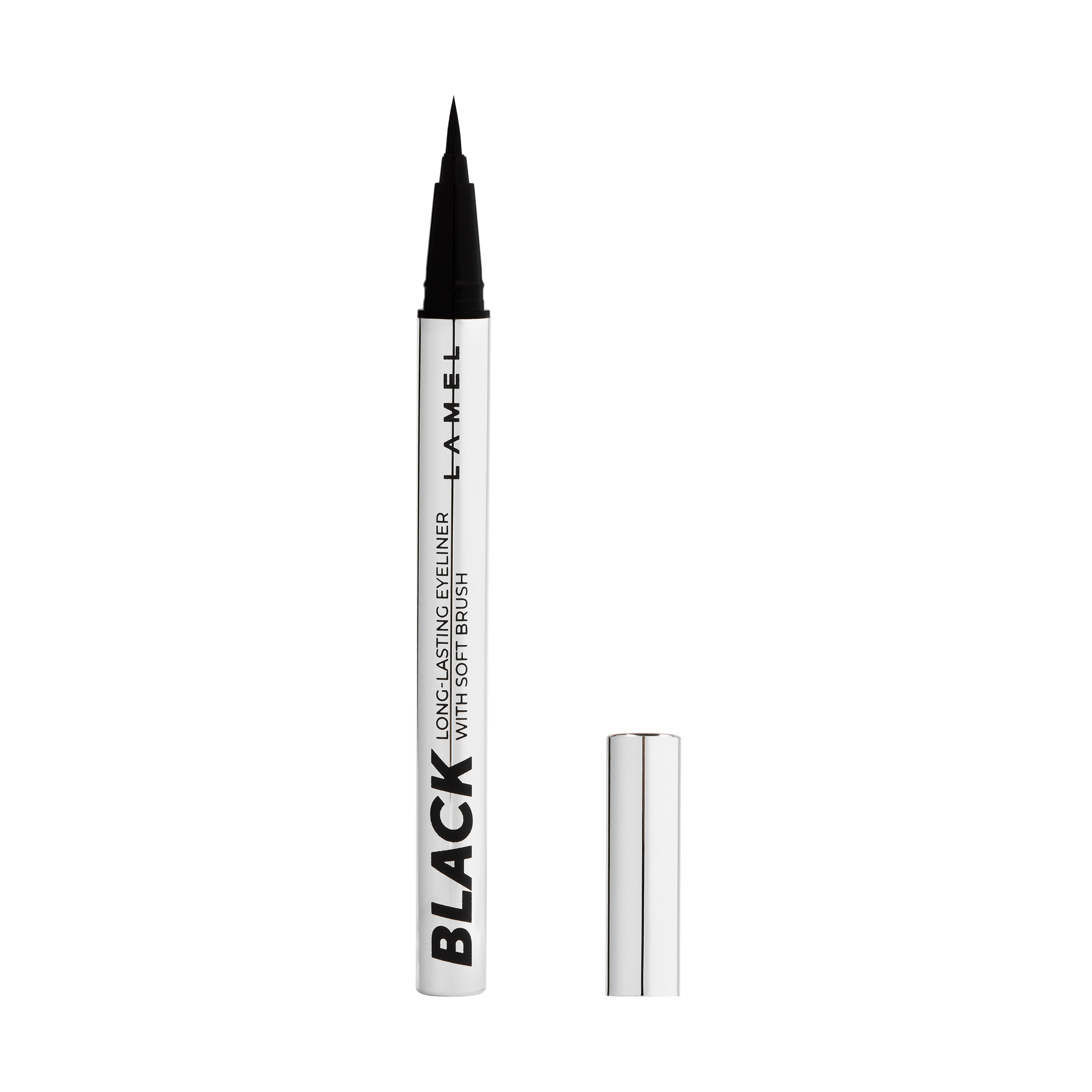 LAMEL Black Eyeliner With Soft Brush №401 Deep Black