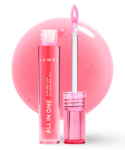 LAMEL All in One Lip Tinted Plumping Oil №401 Peachy 3ml