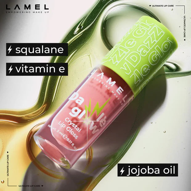LAMEL Dazzle Glow Lip Gloss 408 Cherry Cola