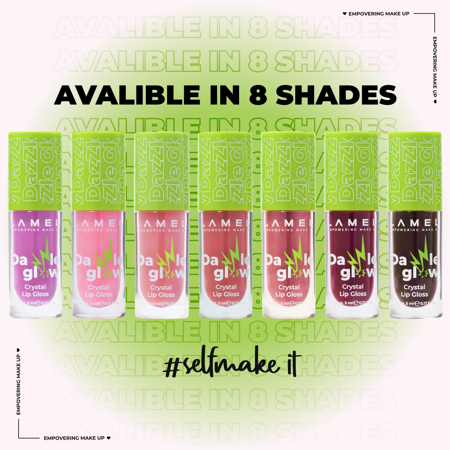 LAMEL Dazzle Glow Lip Gloss 401 Blossom 5ml