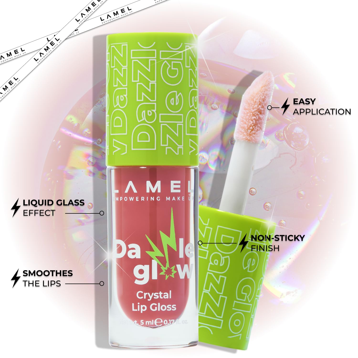 LAMEL Dazzle Glow Lip Gloss 403 Fancy 5ml