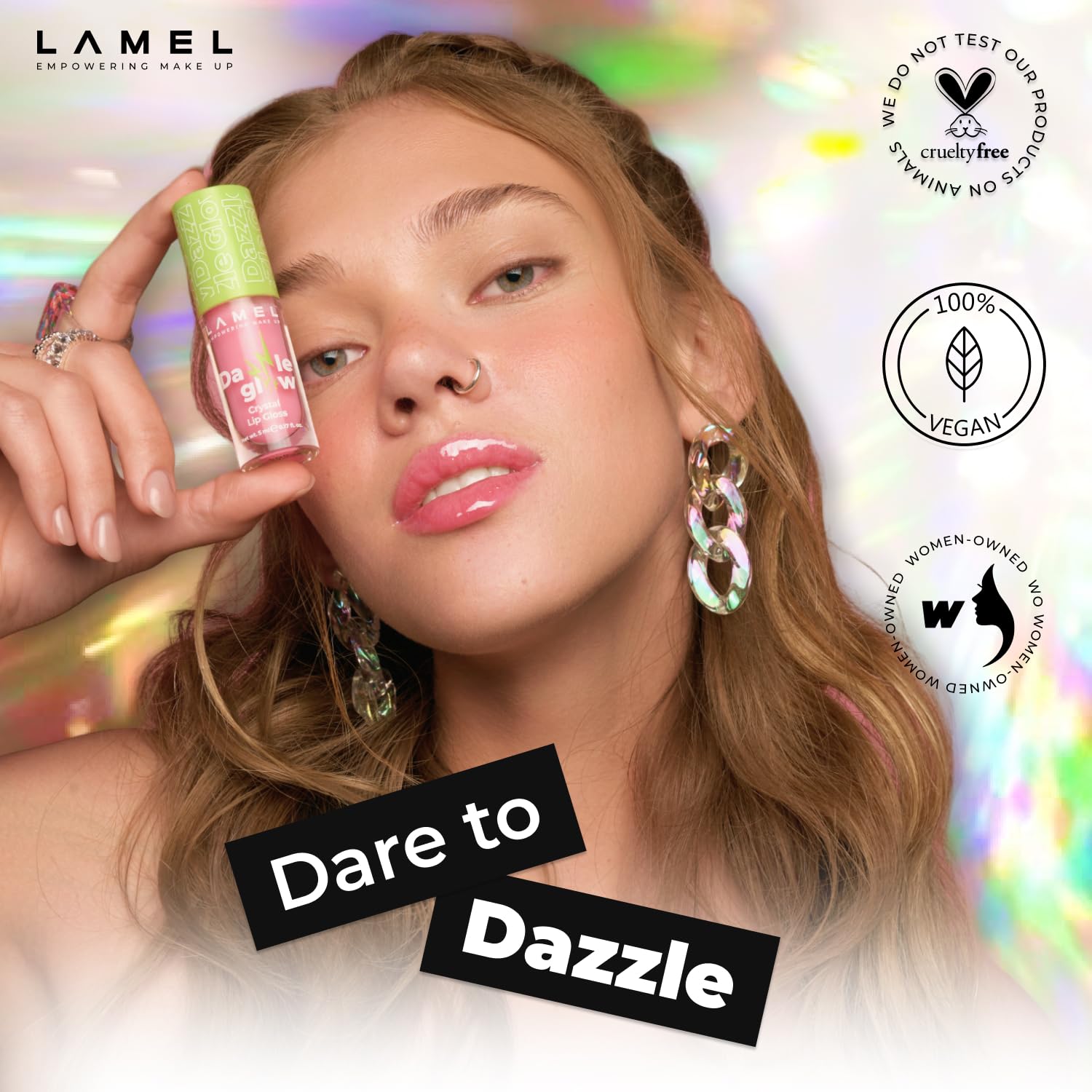 LAMEL Dazzle Glow Lip Gloss 403 Fancy 5ml