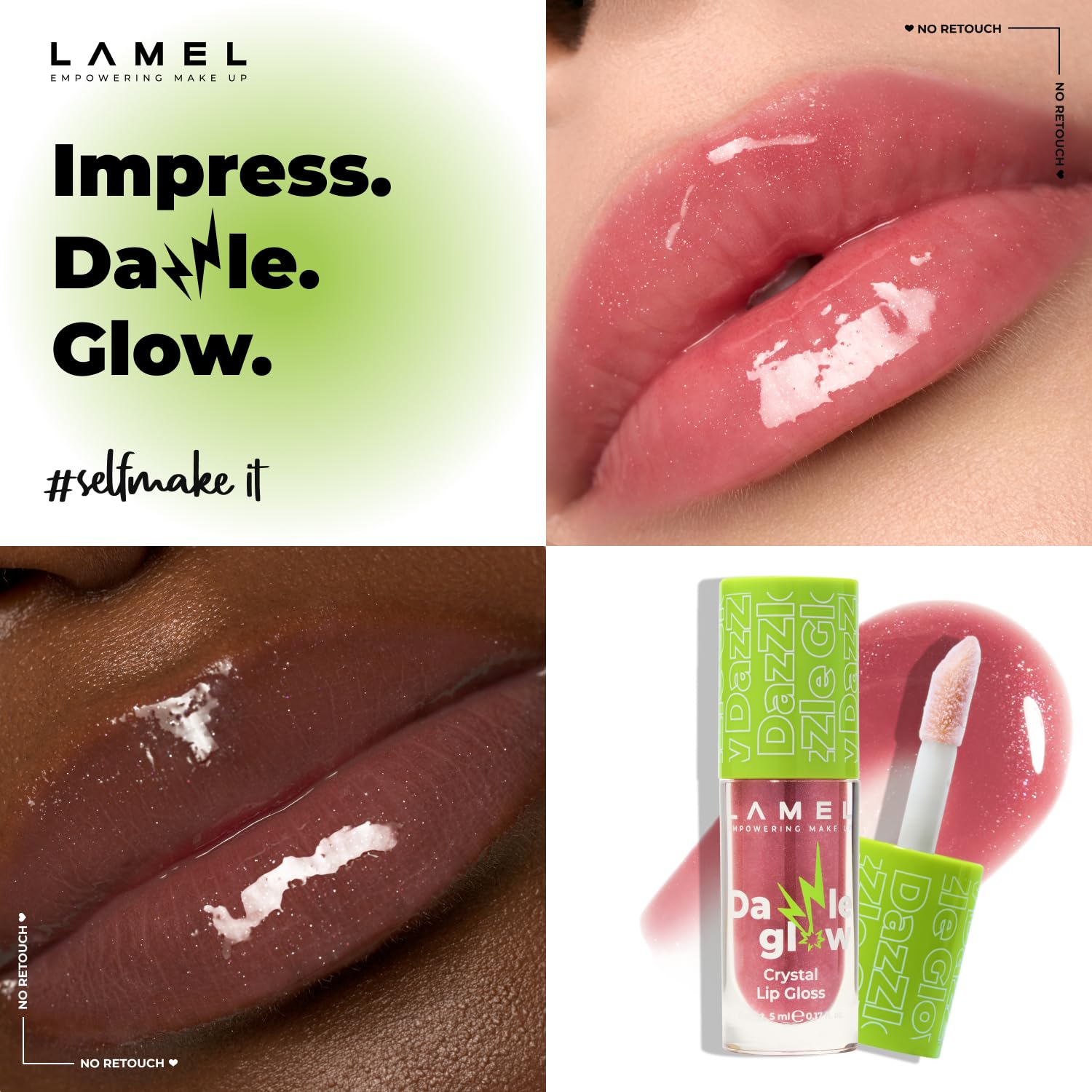 LAMEL Dazzle Glow Lip Gloss 404 You Can 5ml
