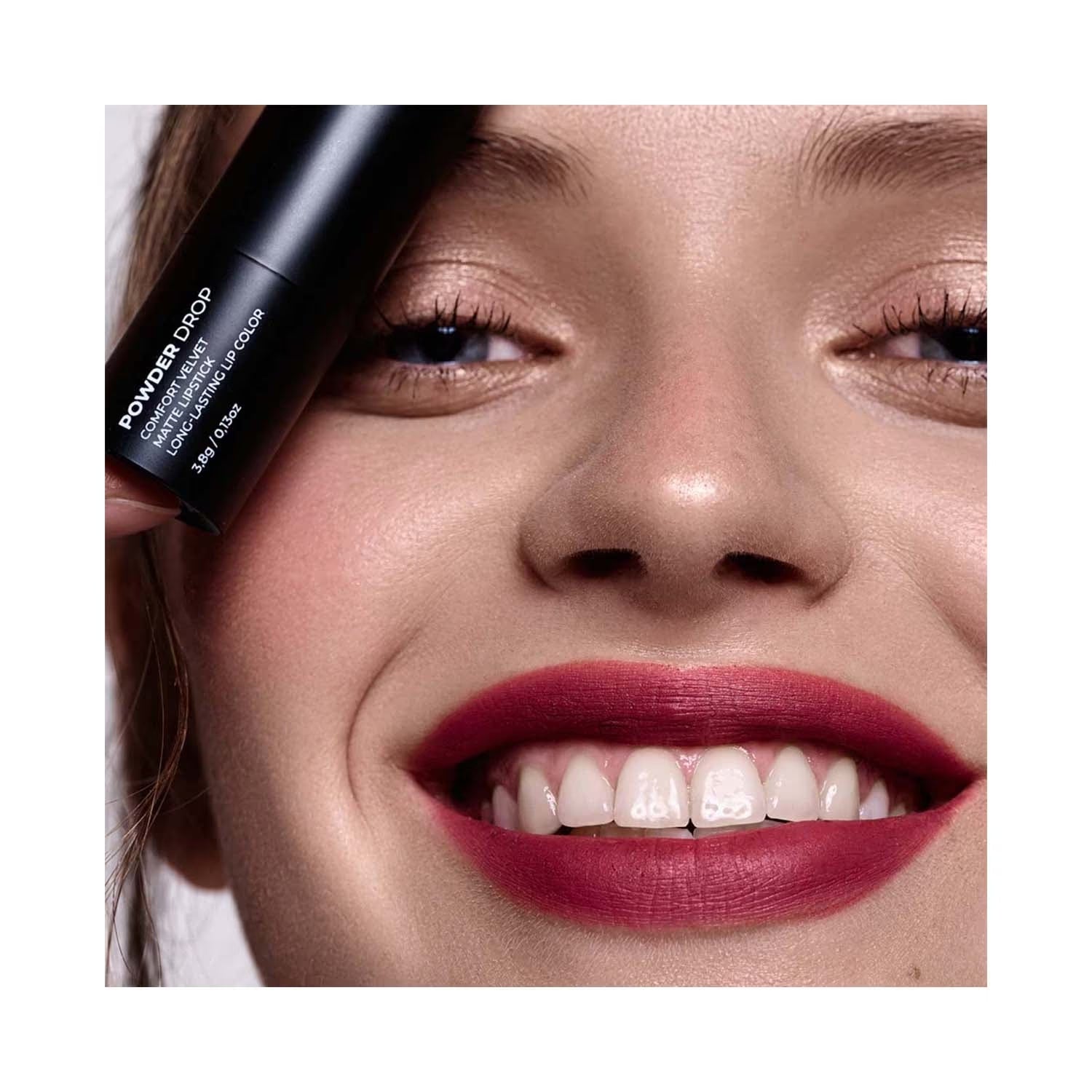 LAMEL Lipstick Powder Drop №406 Tulip Fleur