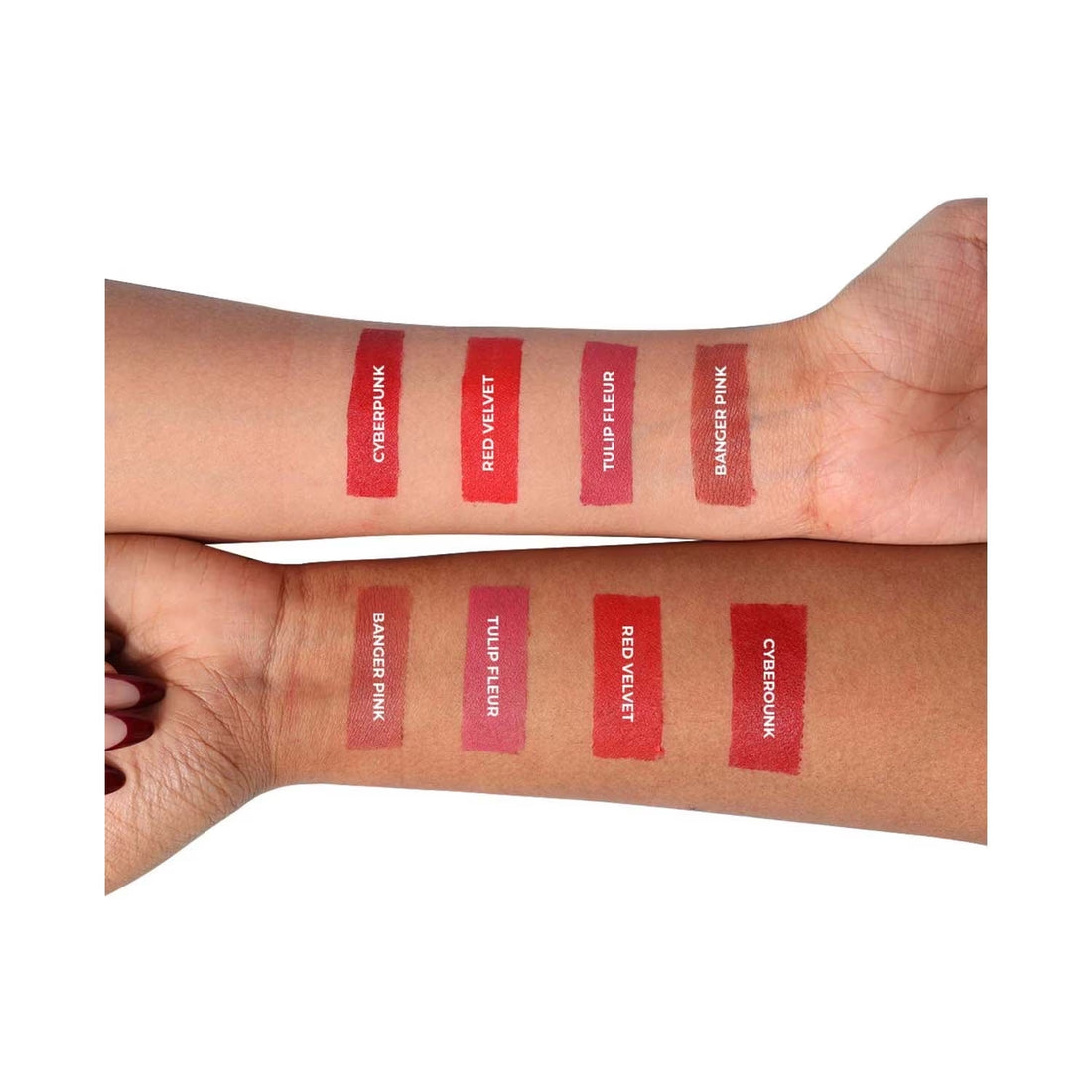 LAMEL Lipstick Powder Drop №406 Tulip Fleur