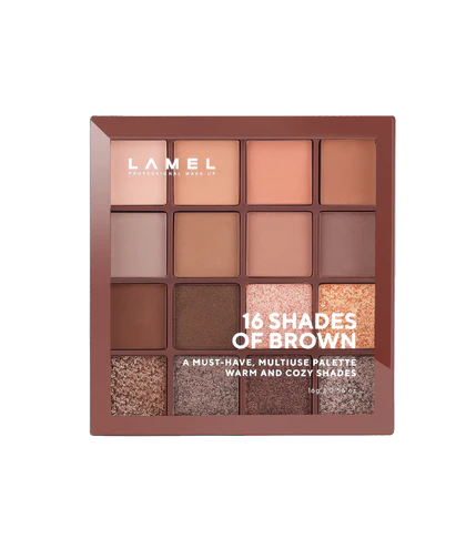 LAMEL 16 Shades Of Brown Eyeshadow Palette № 16-3