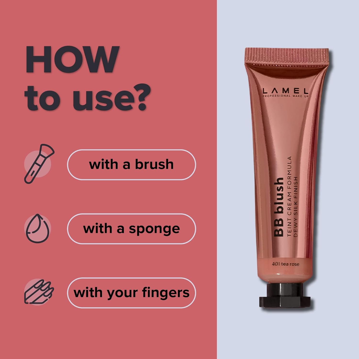 LAMEL BB Blush № 401 Tea Rose 10ml