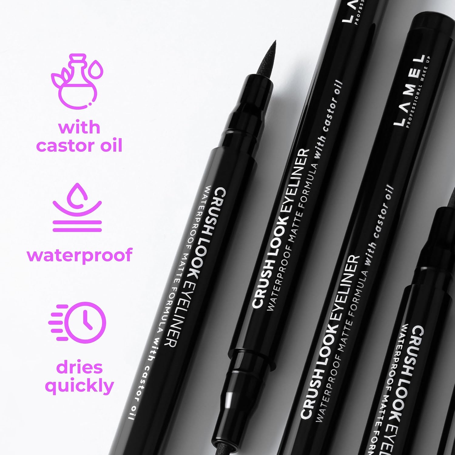 LAMEL Crush Look Eyeliner №401 Black