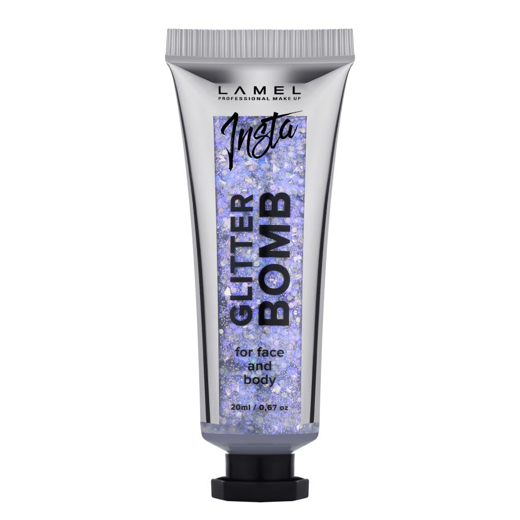 LAMEL INSTA Glitter Bomb №401 Blue Silver