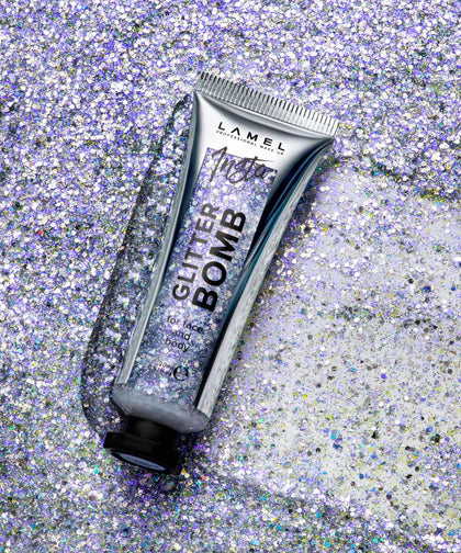 LAMEL INSTA Glitter Bomb №401 Blue Silver