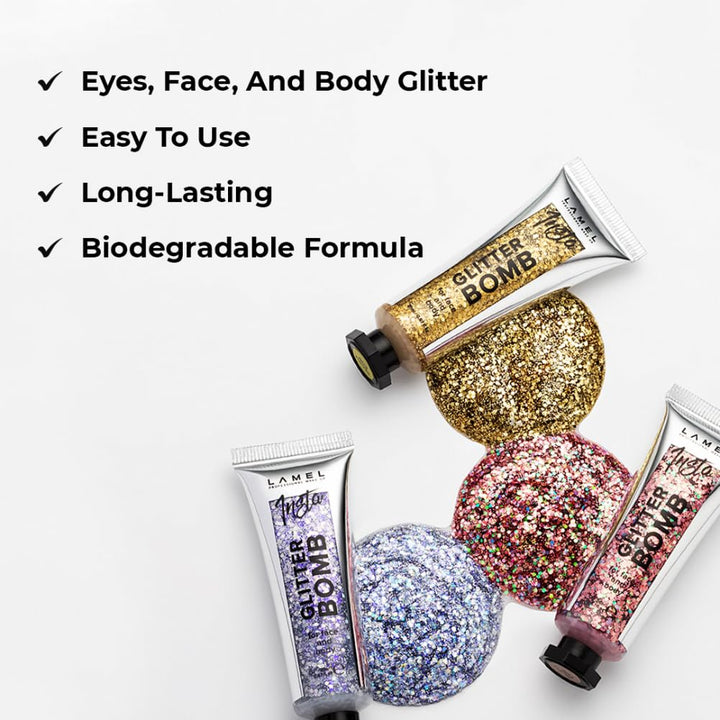 LAMEL INSTA Glitter Bomb №402 Flicker