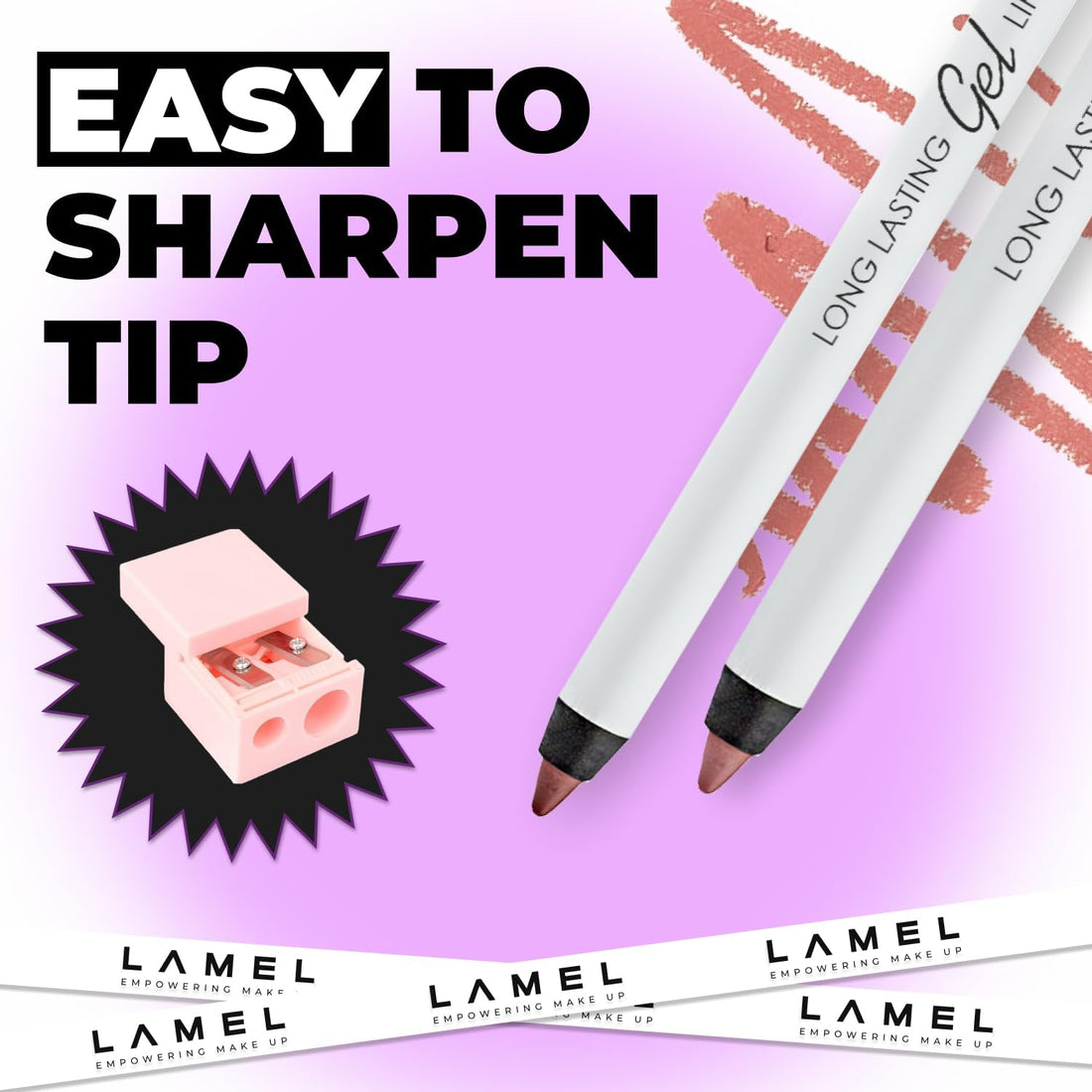 LAMEL Long lasting Gel Lip Liner №401 Nude