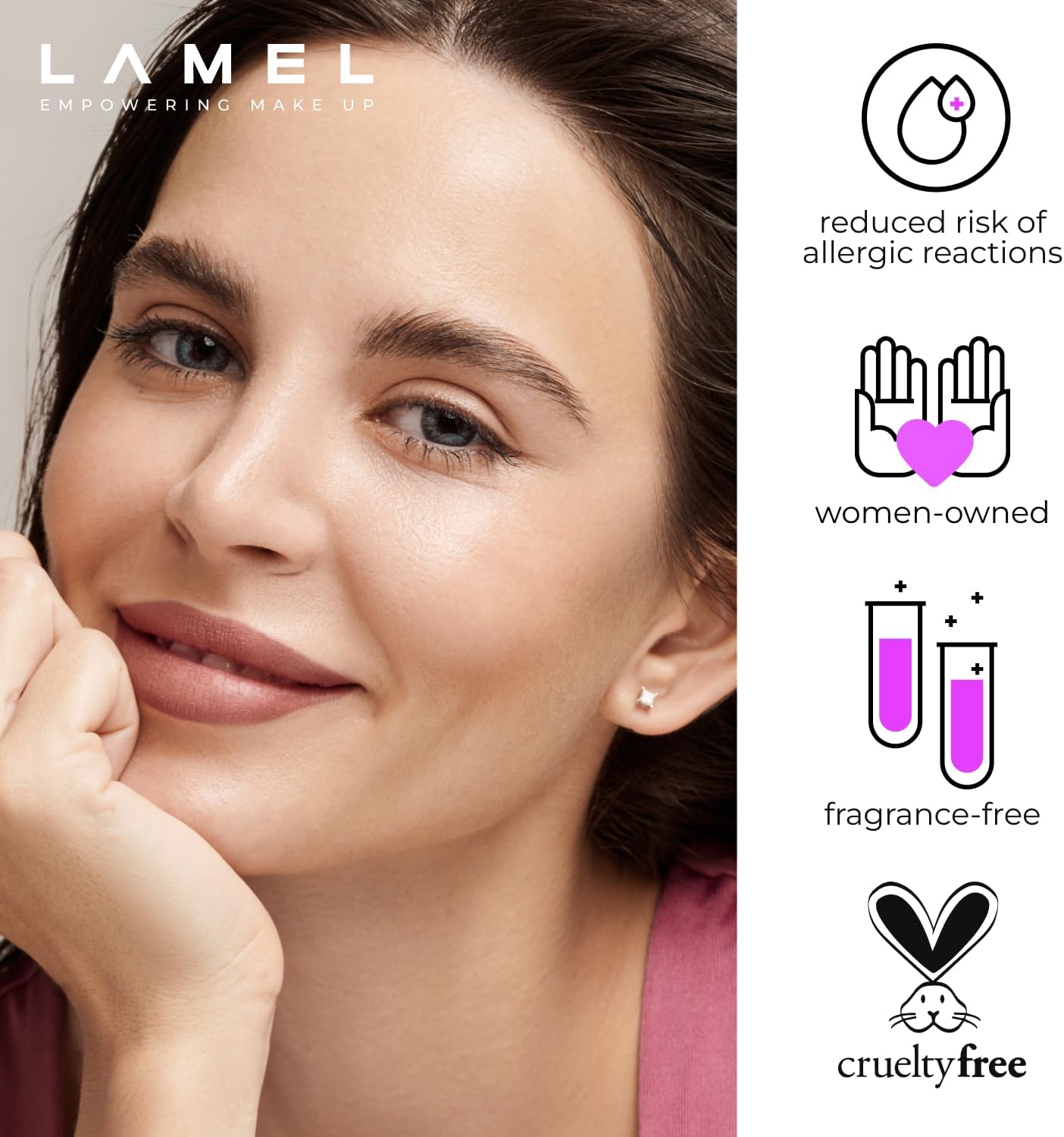 LAMEL Long lasting Gel Lip Liner №401 Nude