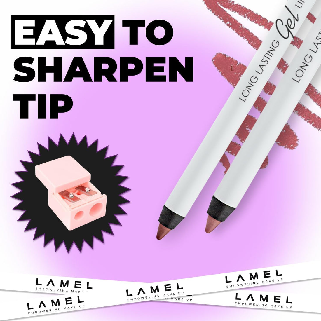 LAMEL Long lasting Gel Lip Liner №409 Caramel