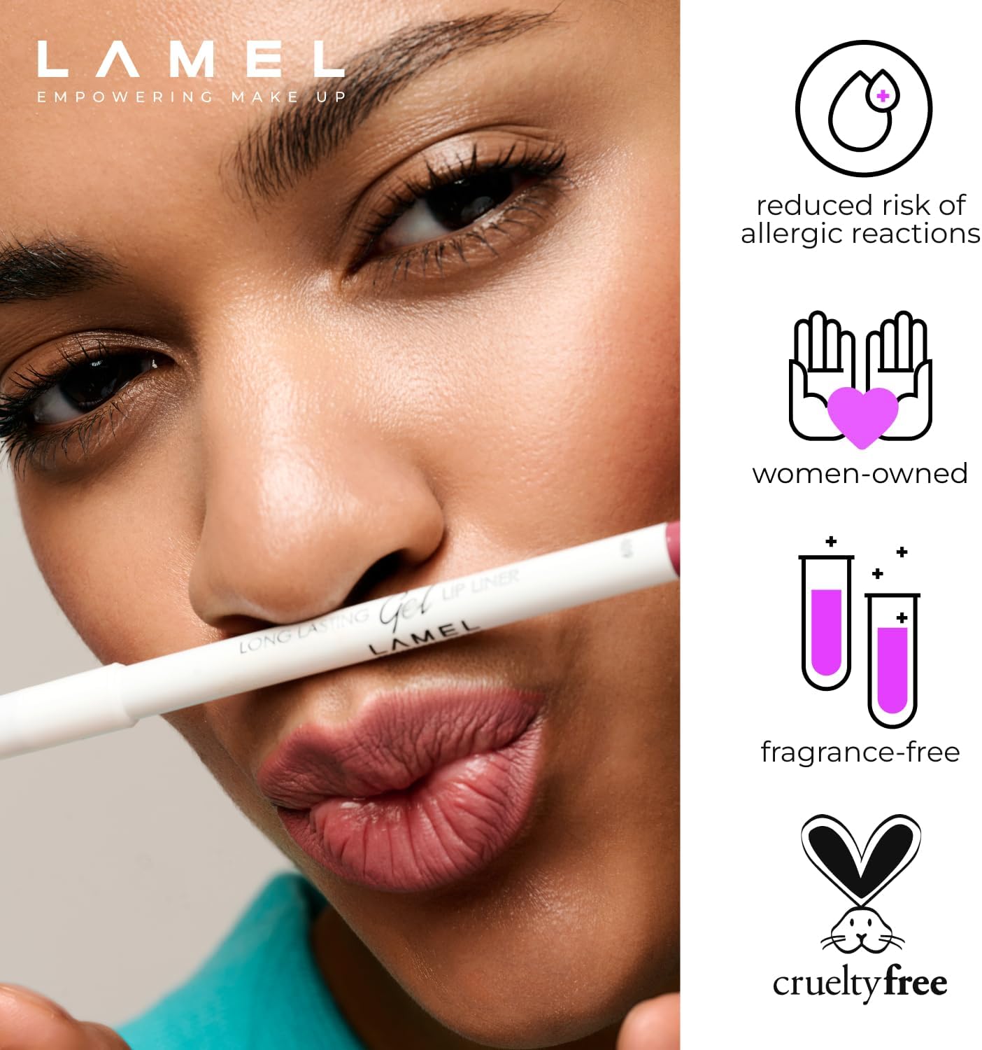 LAMEL Long lasting Gel Lip Liner №409 Caramel
