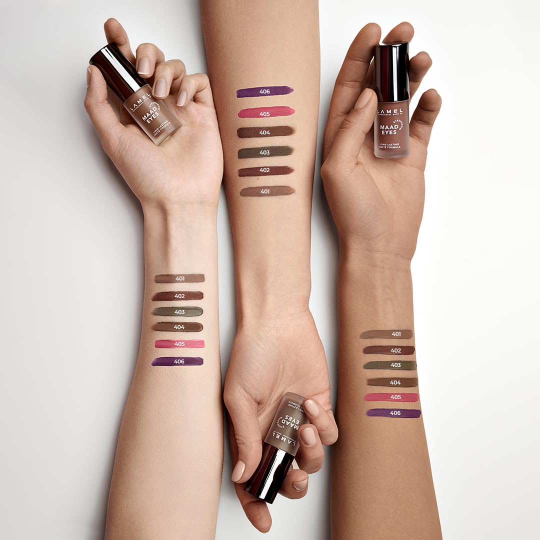 LAMEL Maad Eyes Eyeshadow №404 Dark Chocolate