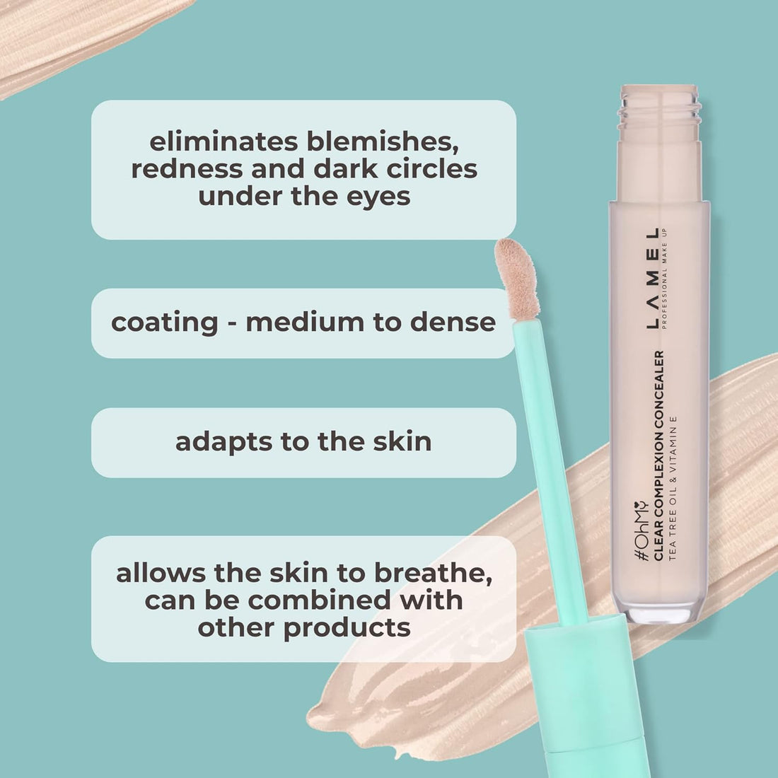 LAMEL OH My Clear Face Concealer 402 Deep Beige 7ml