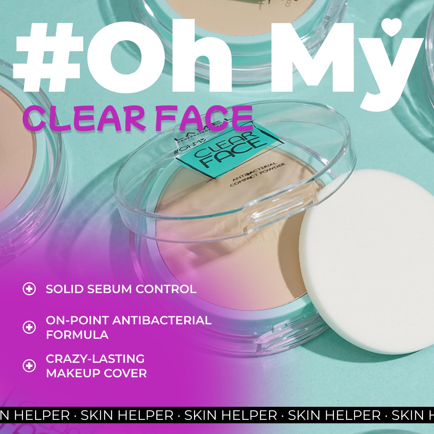 LAMEL Oh My Clear Face Powder №401 Light Natural