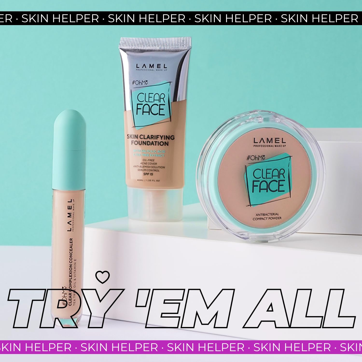 LAMEL Oh My Clear Face Powder №401 Light Natural