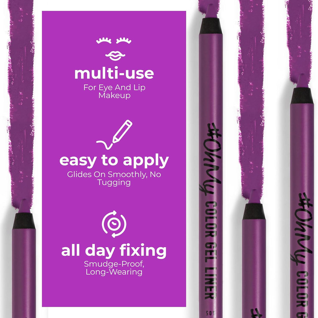 LAMEL Oh My Color Gel Eye Liner №405 Voilet