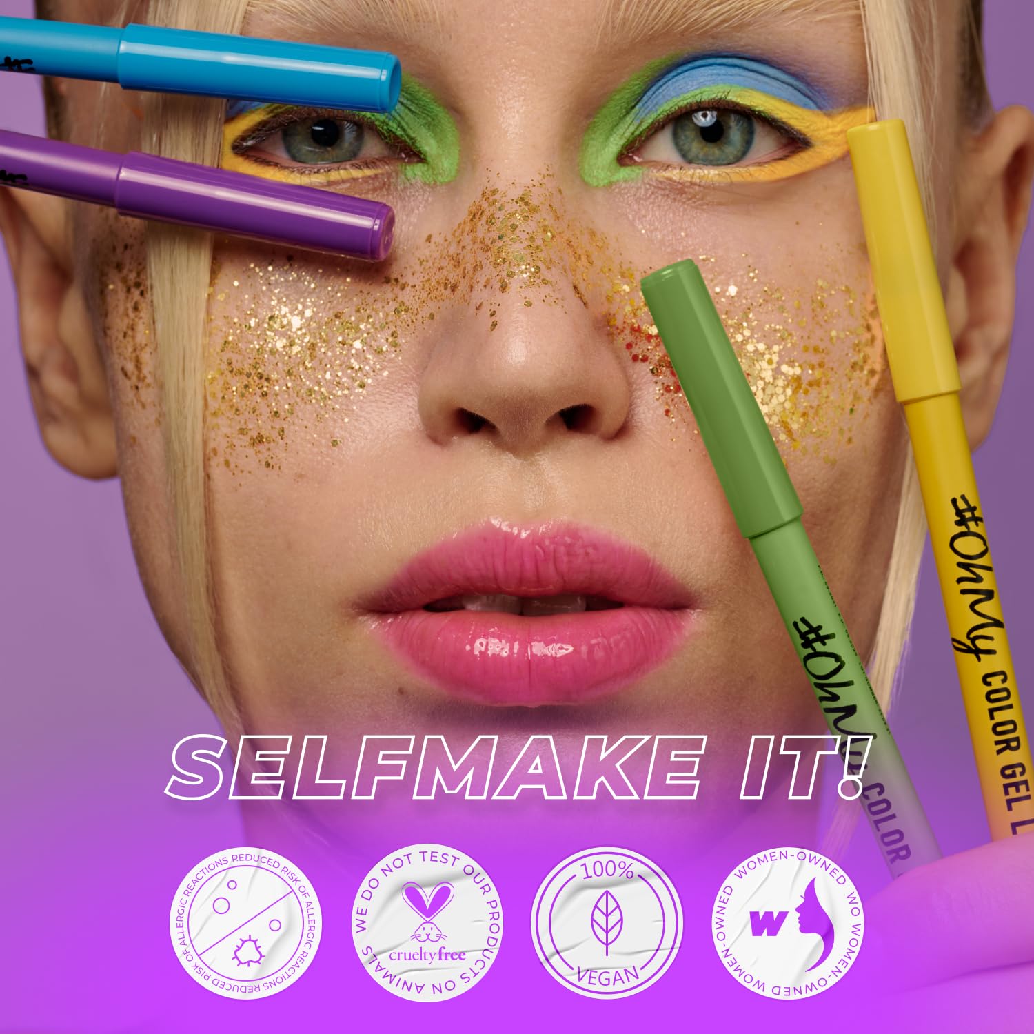 LAMEL Oh My Color Gel Eye Liner №405 Voilet