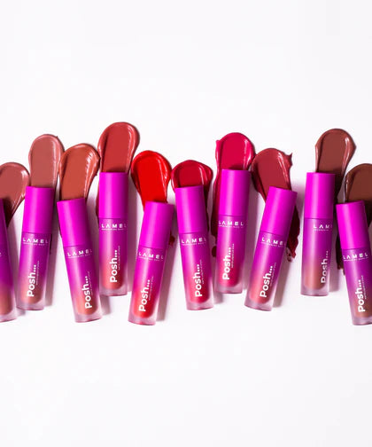 LAMEL Posh Matte Liquid Lip Stain 408 Passion Pink 4gm