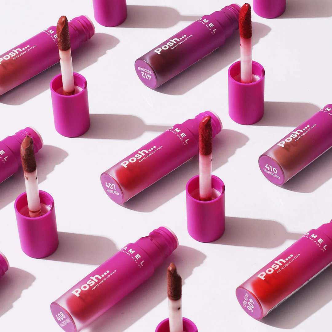 LAMEL Posh Matte Liquid Lip Stain №404 Blush Pink 4gm