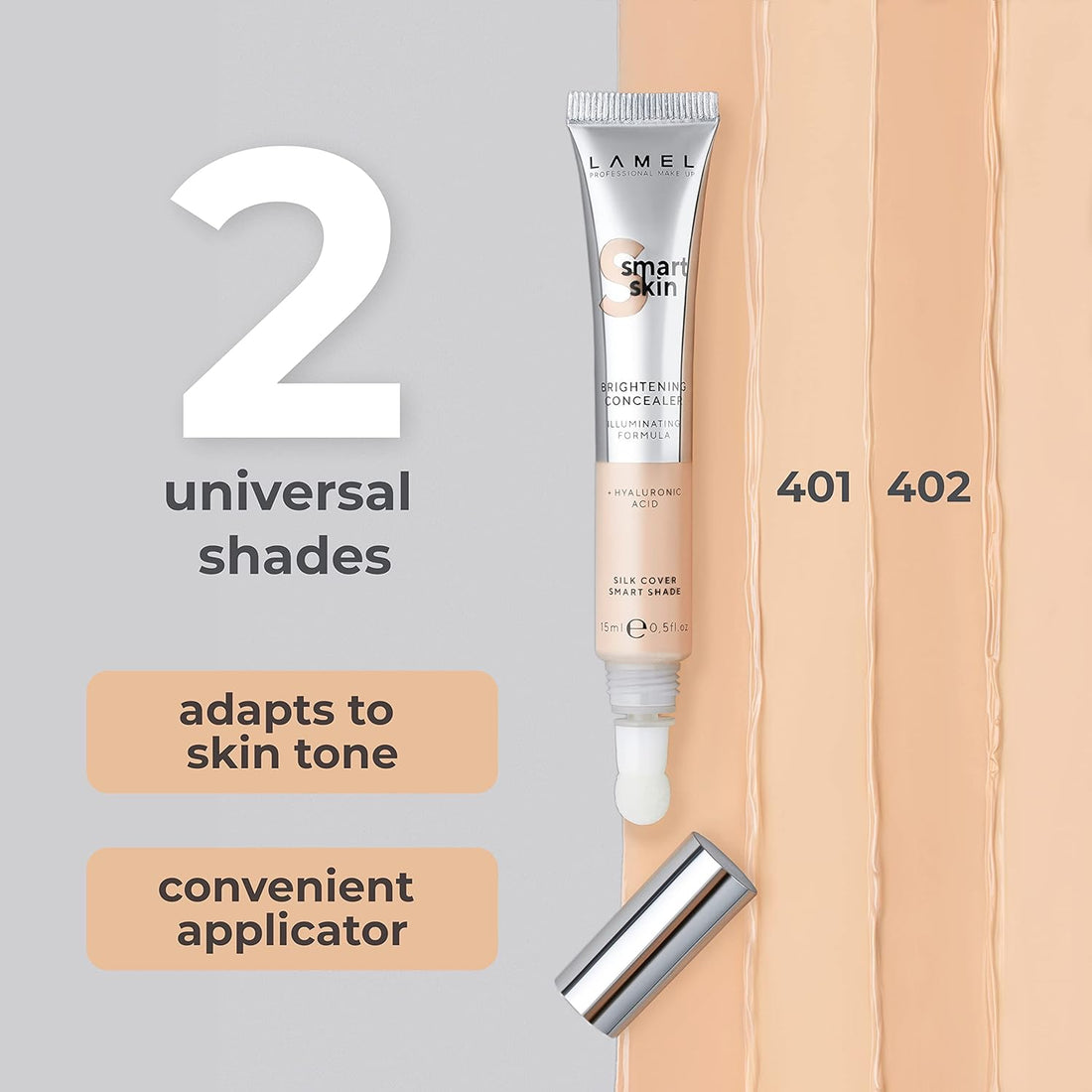 LAMEL Smart Skin Brightening Concealer №401 Light Beige