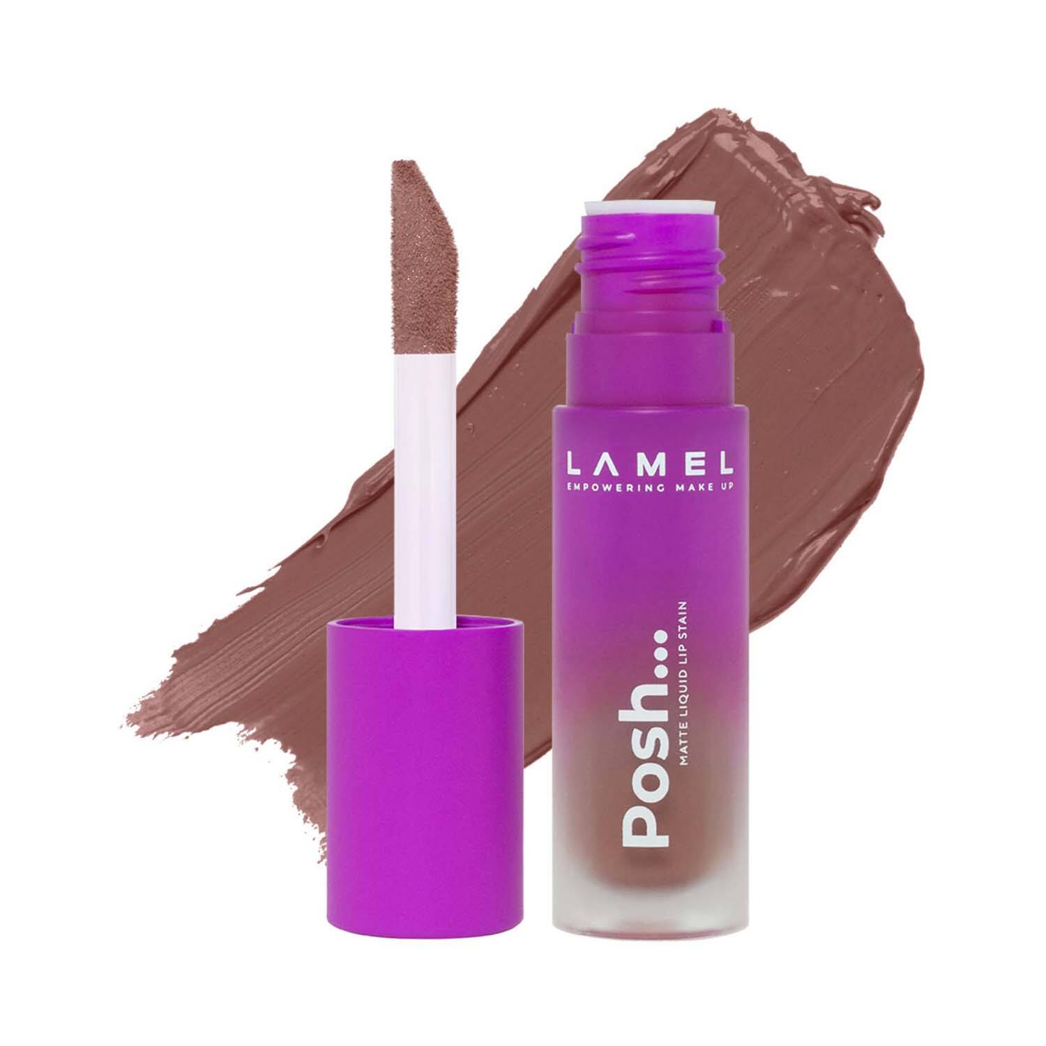LAMEL Posh Matte Liquid Lip Stain №403 Daily Nude 4gm
