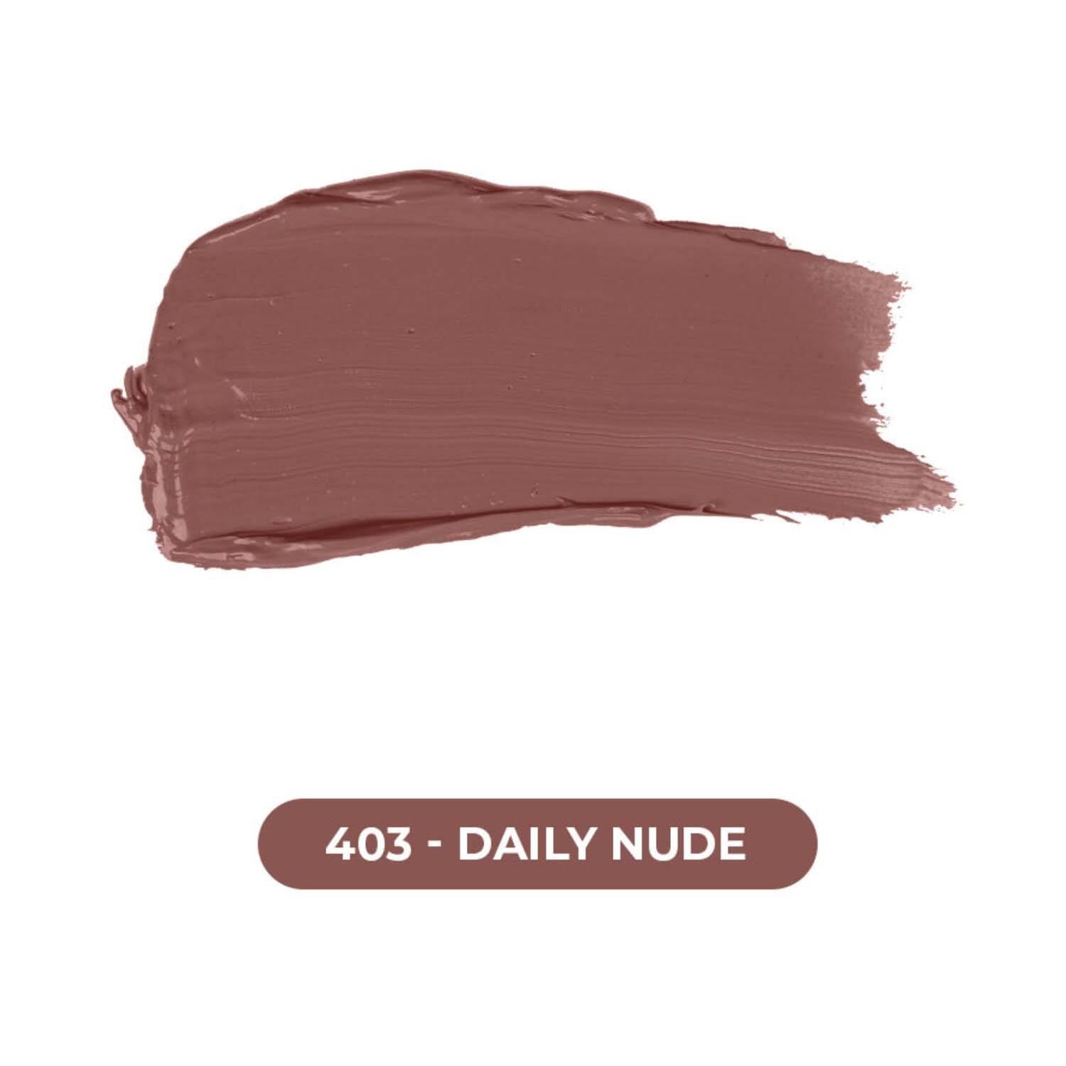 LAMEL Posh Matte Liquid Lip Stain №403 Daily Nude 4gm