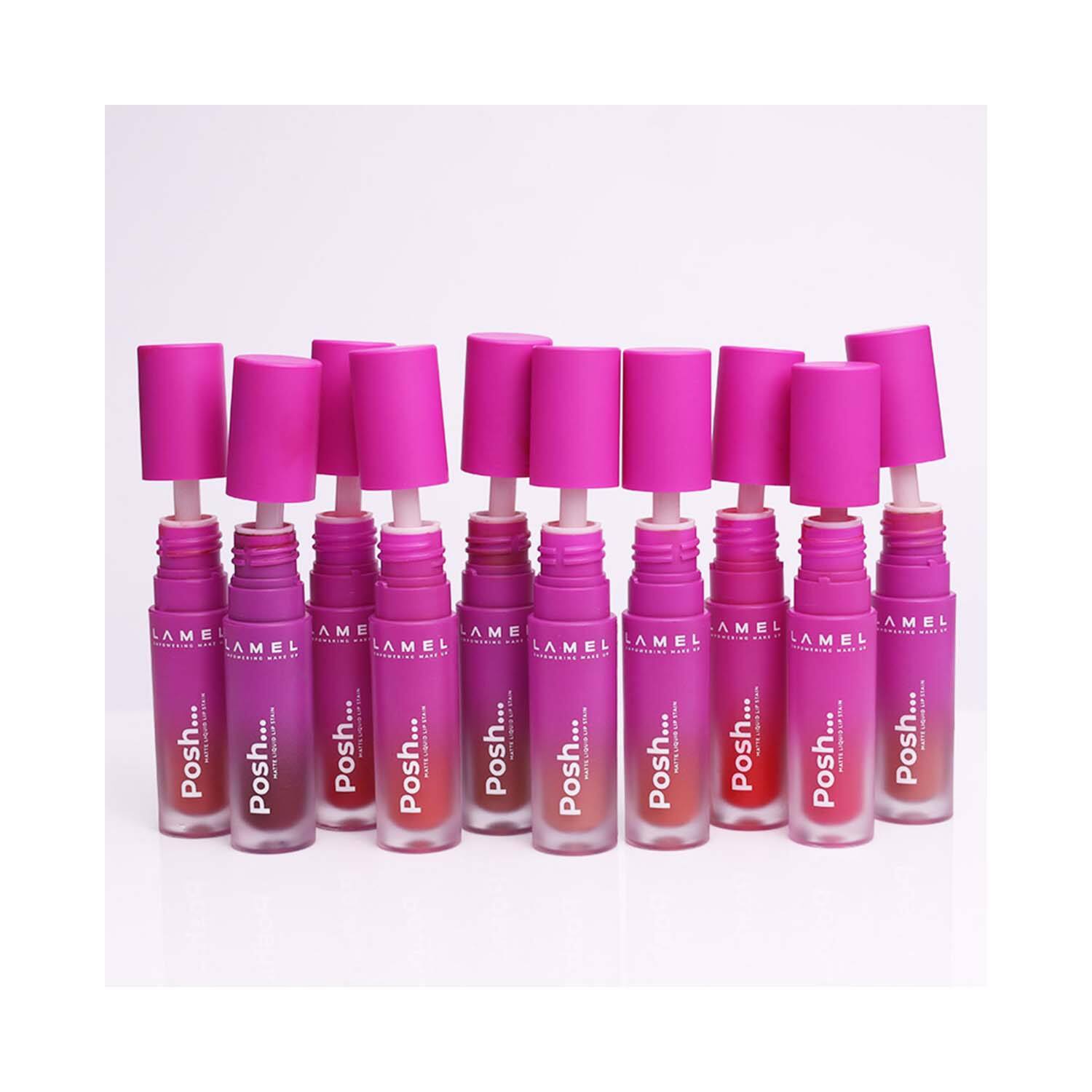 LAMEL Posh Matte Liquid Lip Stain №403 Daily Nude 4gm