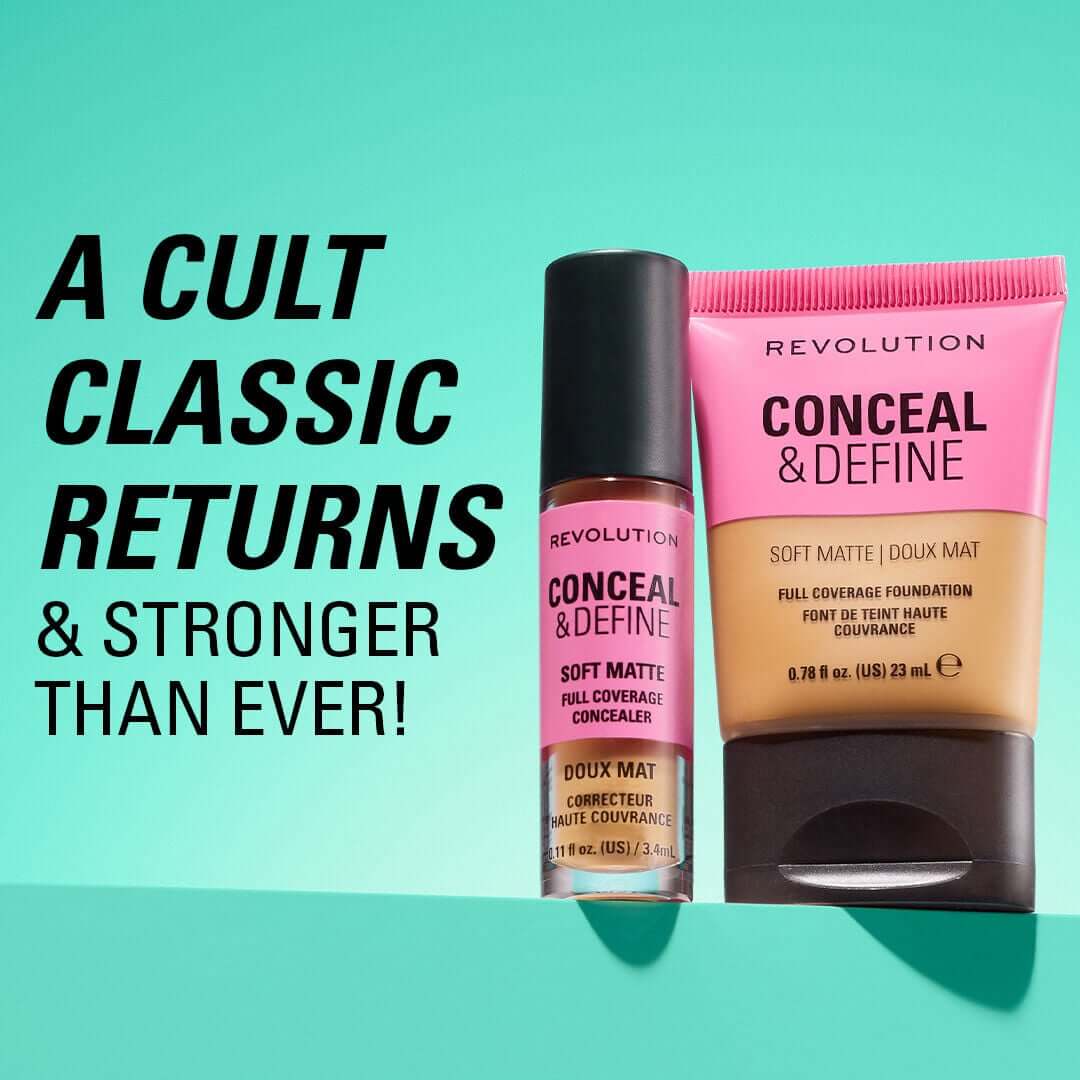 Revolution Conceal And Define Full Coverage Concealer C8C 3.4ml