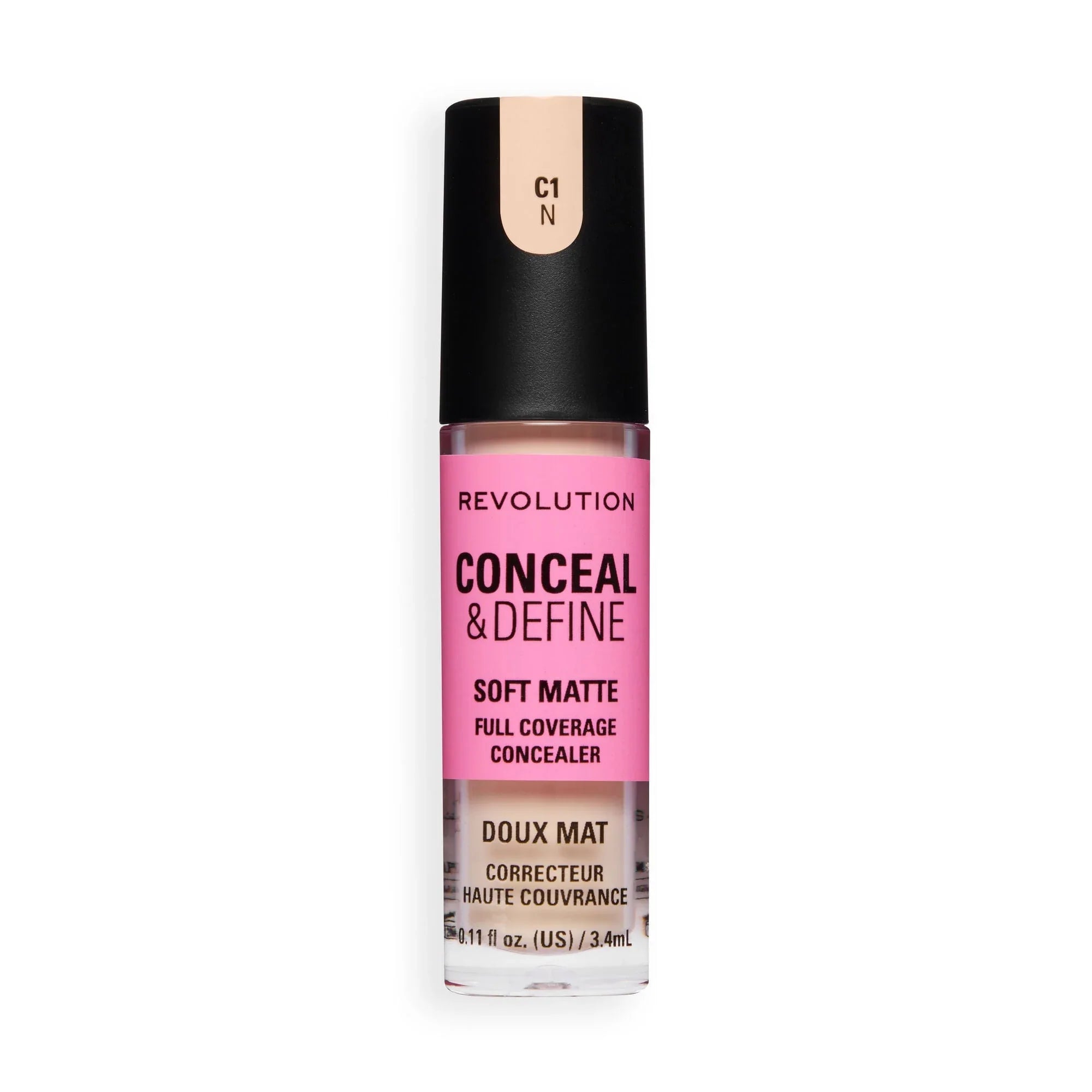 Revolution Conceal And Define Full Coverage Concealer C1N 3.4ml