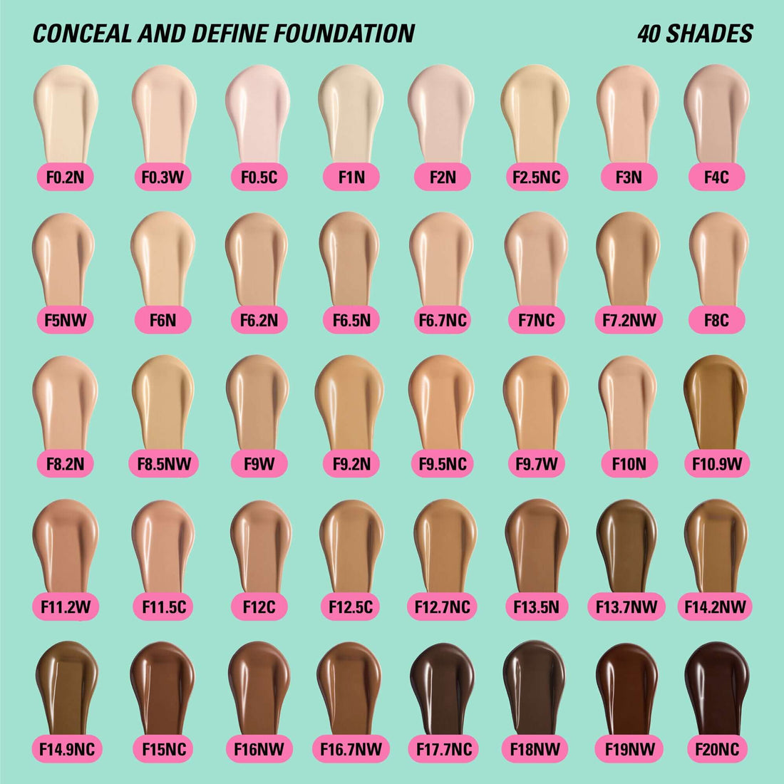 Revolution Conceal & Define Soft Matte Tube Foundation F1N 23ml