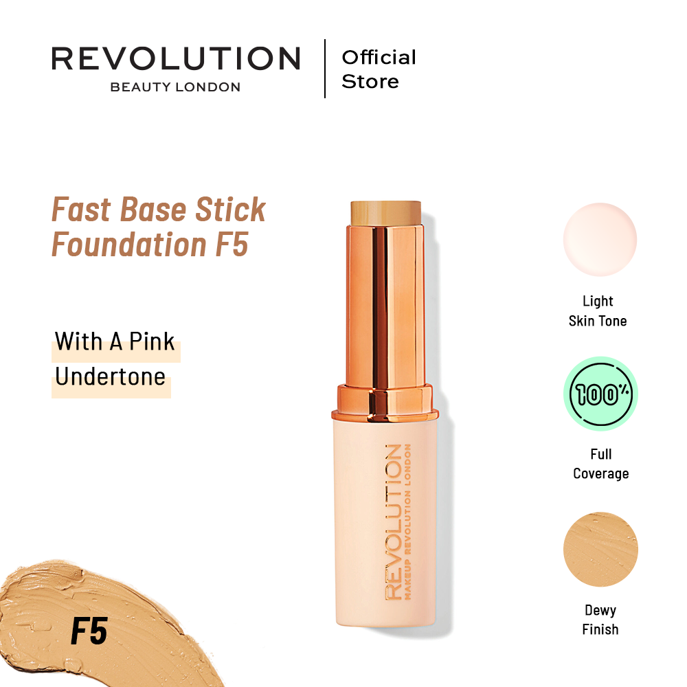 Makeup Revolution Fast Base Stick Foundation - F5