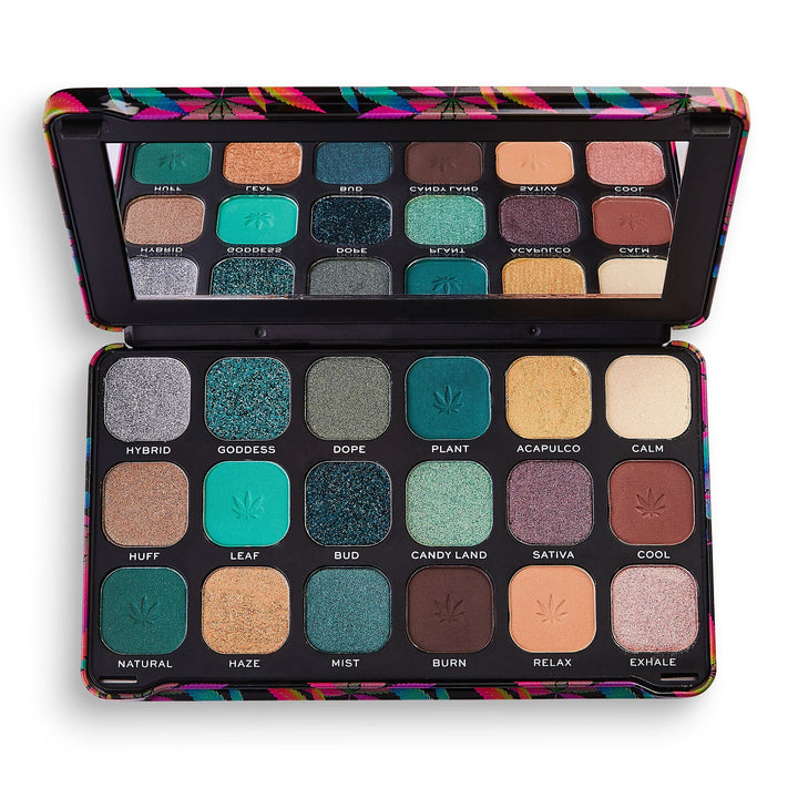 Makeup Revolution Forever Flawless Chilled With Cannabis Sativa Eyeshadow Palette
