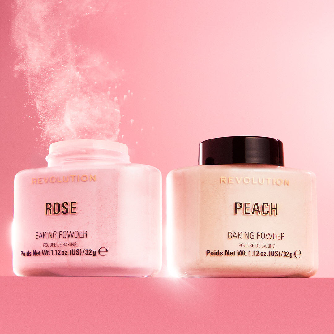 Makeup Revolution Loose Baking Powder Rose 32gm