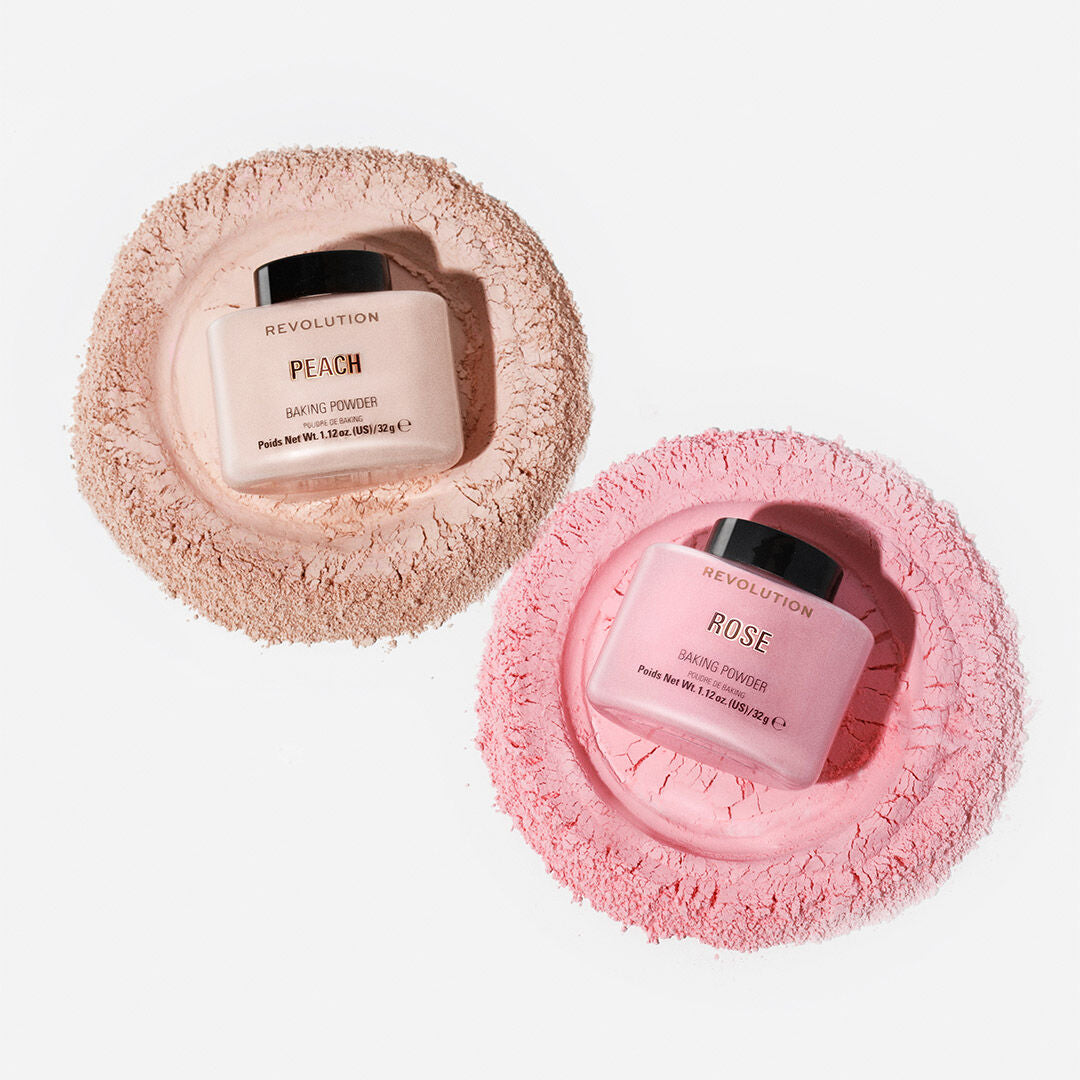 Makeup Revolution Loose Baking Powder Rose 32gm
