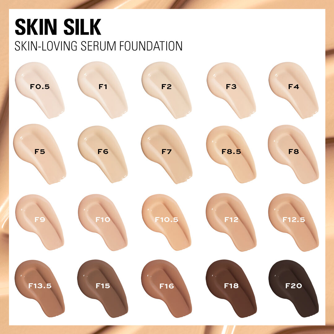 Makeup Revolution Skin Silk Serum Foundation F8.5 23ml