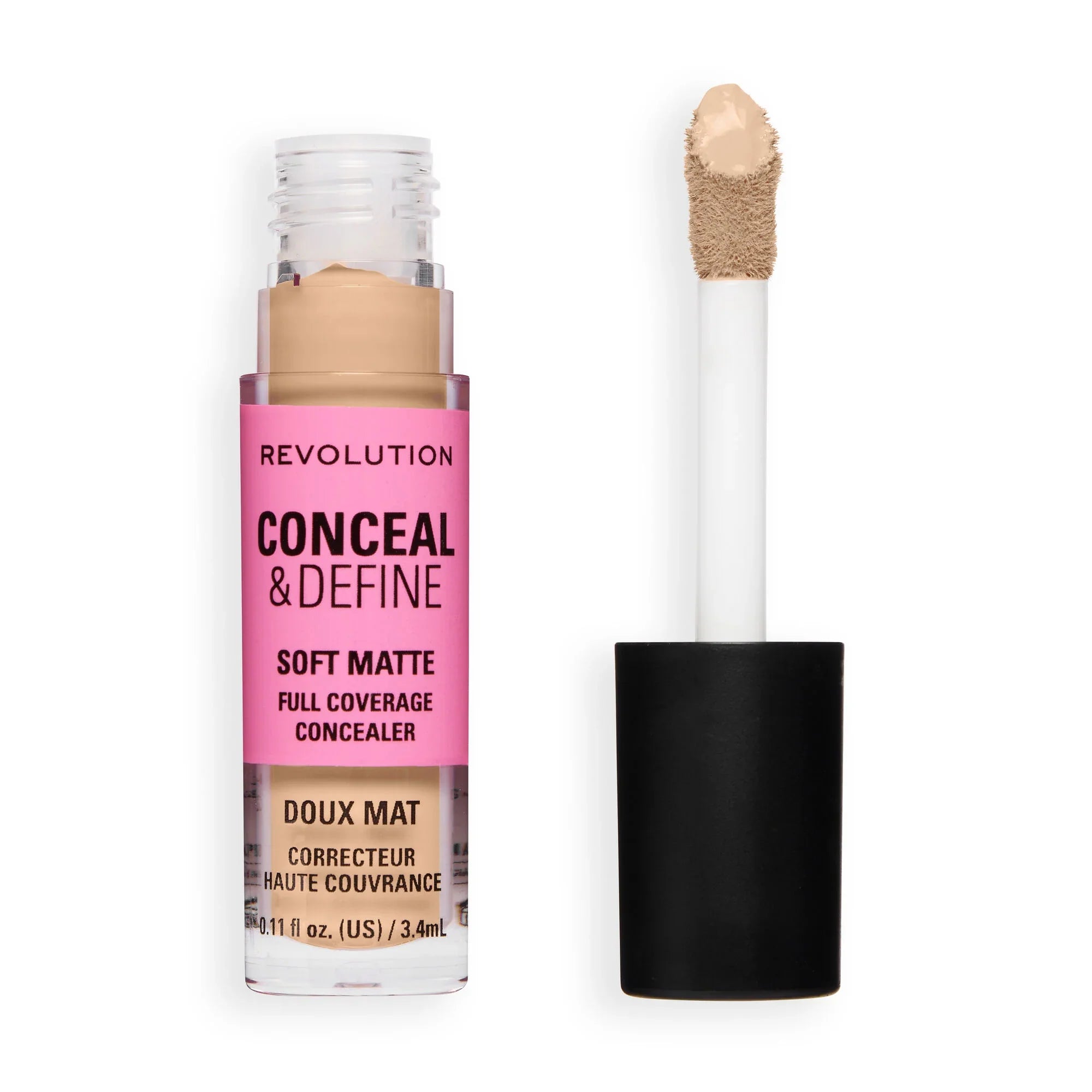 Revolution Conceal And Define Full Coverage Concealer C3N 3.4ml