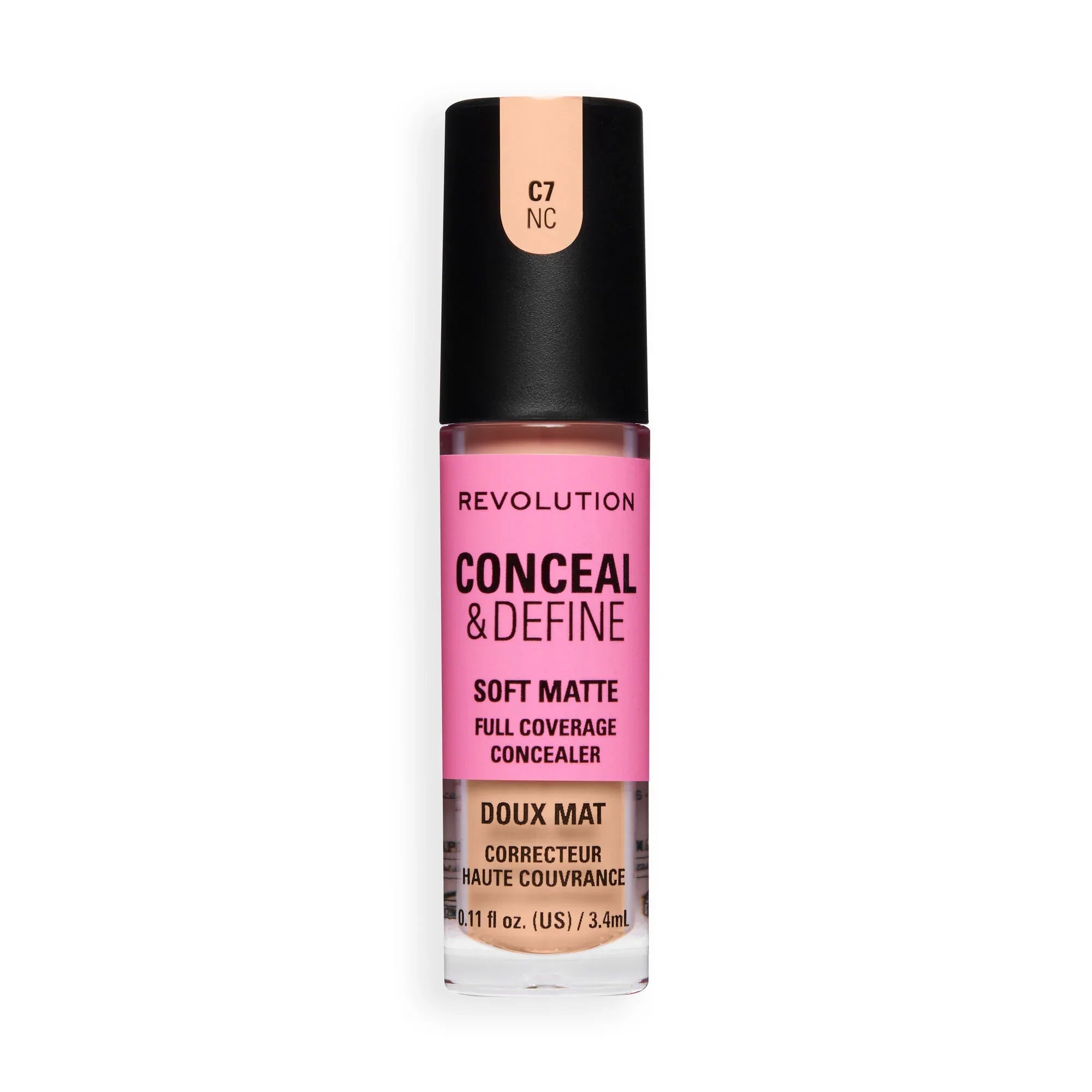 Revolution Conceal And Define Full Coverage Concealer C7NC 3.4ml