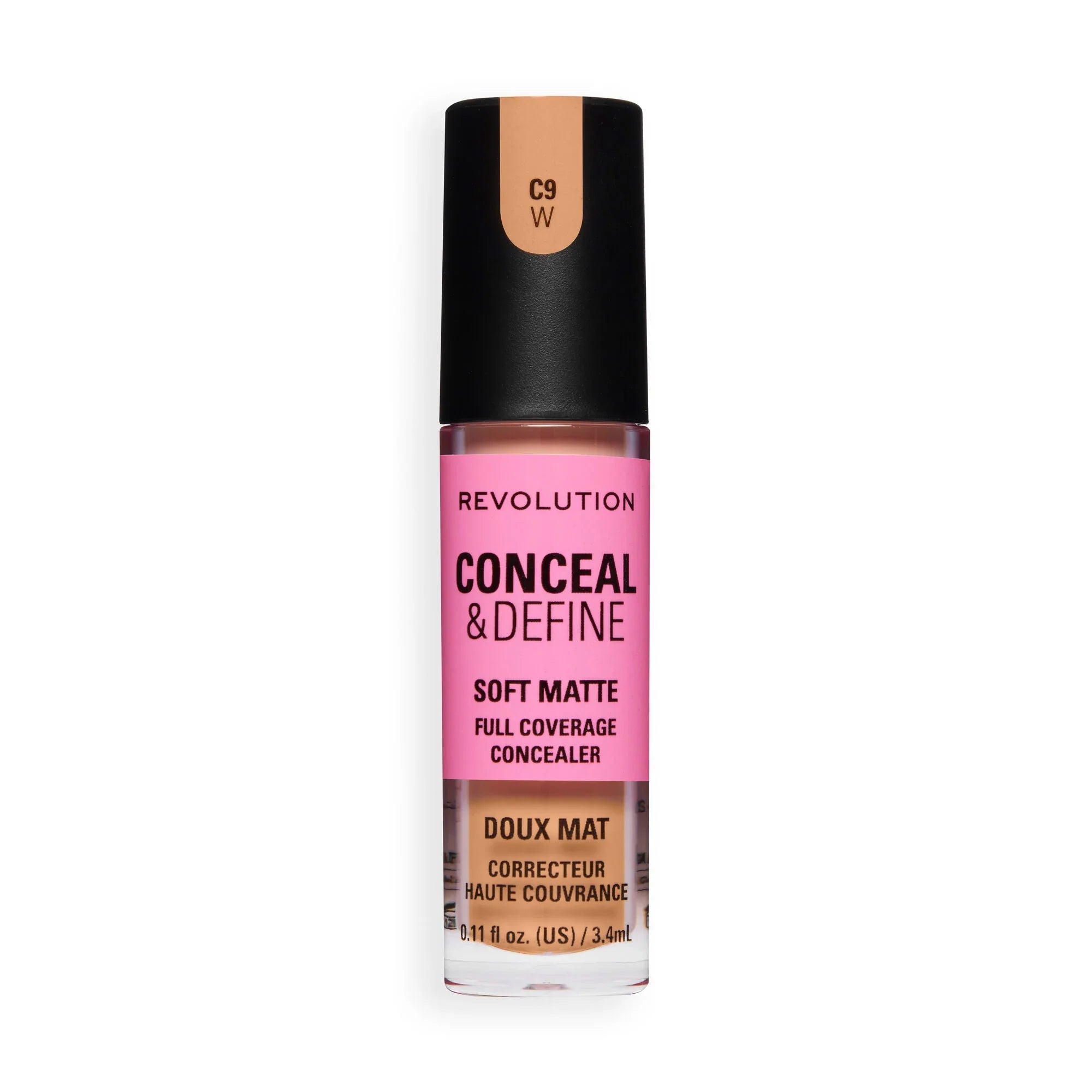 Revolution Conceal And Define Full Coverage Concealer C9W 3.4ml