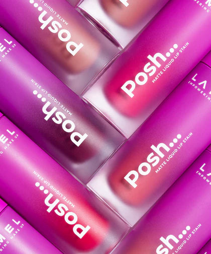 LAMEL Posh Matte Liquid Lip Stain 406 Ruby Red 4gm