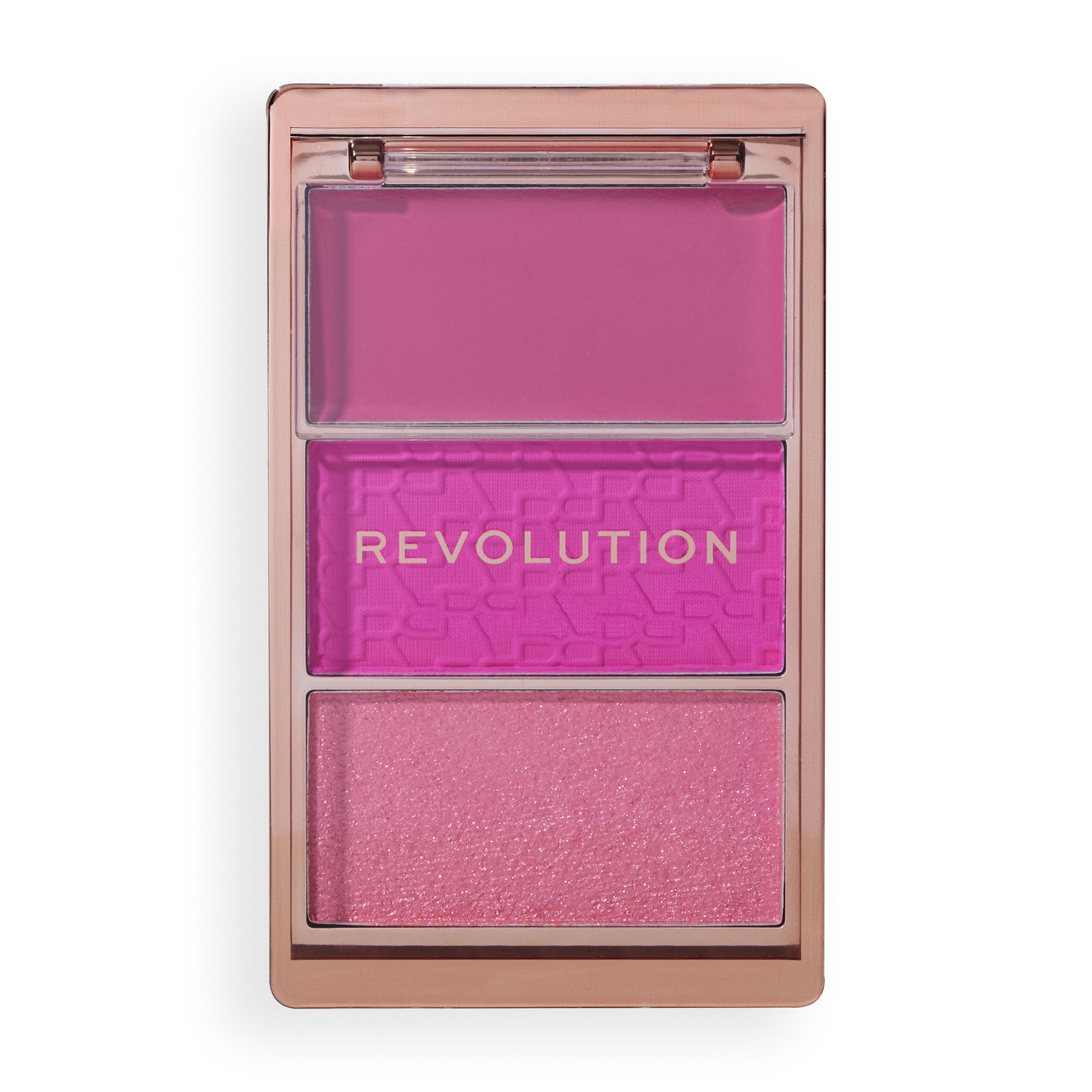 Revolution Blush Icon Palette Hot Pink Flag