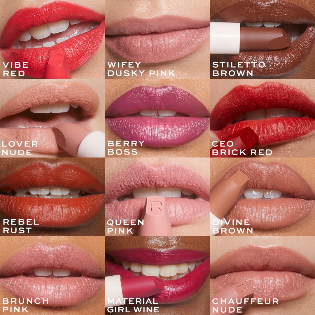 Revolution Lip Allure Soft Satin Lipstick CEO Brick Red