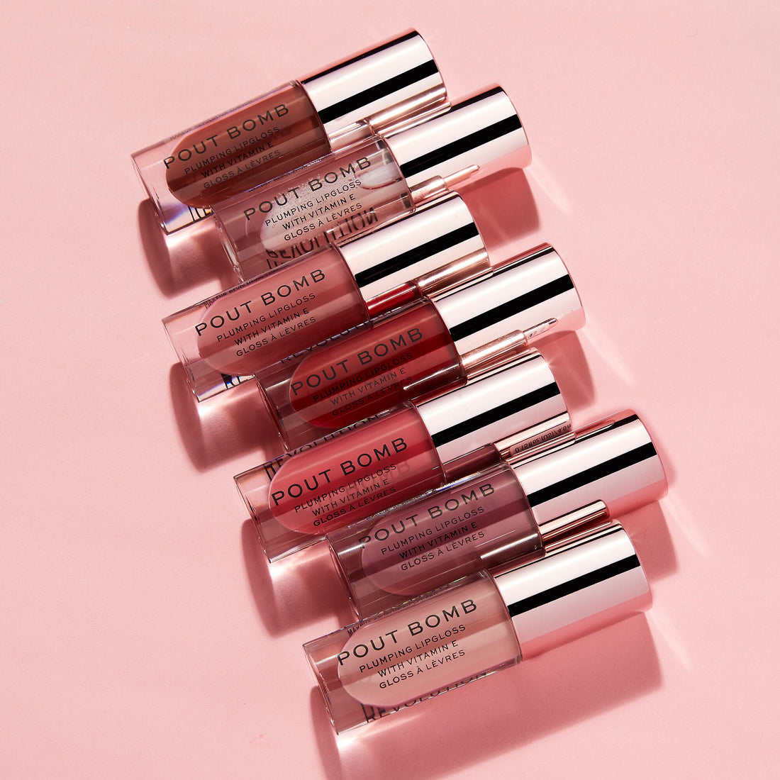 Revolution Pout Bomb Plumping Gloss Kiss Nude